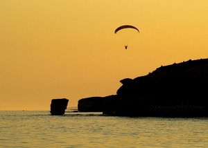 Sunset, Sea & Parachute