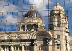 Port of Liverpool Building Reflection