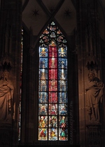 Strasbourg Cathedral Stained Glass Window