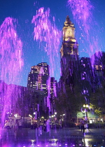 Custom House and Rings Fountain