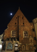 Moon & Church of St Barbara