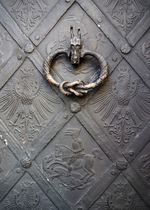 Church of St Barbara Crypt Door